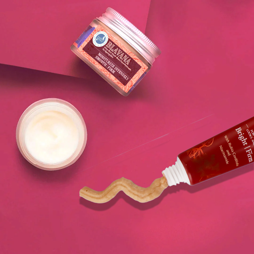 Das Alter-Halt-Duo - Altertrotzende Black Gram Face Moisturising Cream und Aufhellende Creme für die Augenpartie