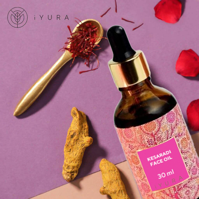 Tag & Nacht Gesichtsöl-Duo - Das beste tägliche Ayurveda-Hautöl für morgens und abends mit Haldi und Manjishta