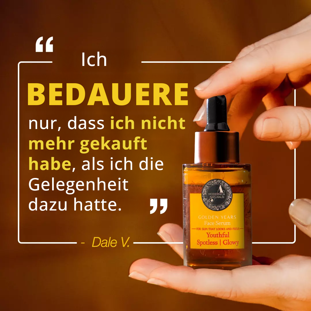 Golden Years Face Serum.