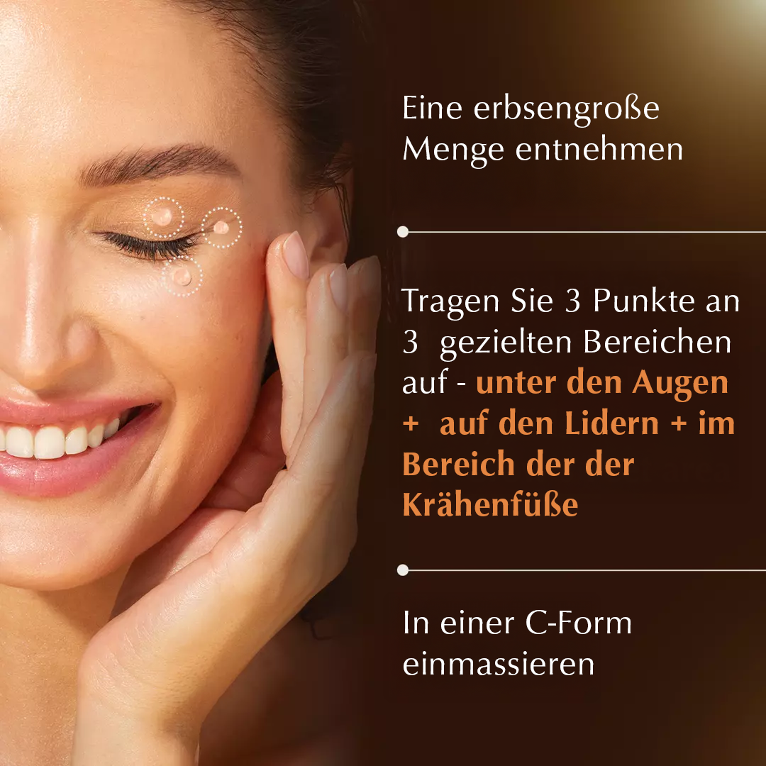 Rufolia Pro Periorbital Eyemulsion -  Augenkonturcreme – Aufhellend, straffend und feuchtigkeitsspendend für die Augenpartie – Neue Formel mit Manjistha, Aloe Vera, Lotus und Niacinamid – Beste Augencreme – Mit klinisch getesteten Inhaltsstoffen