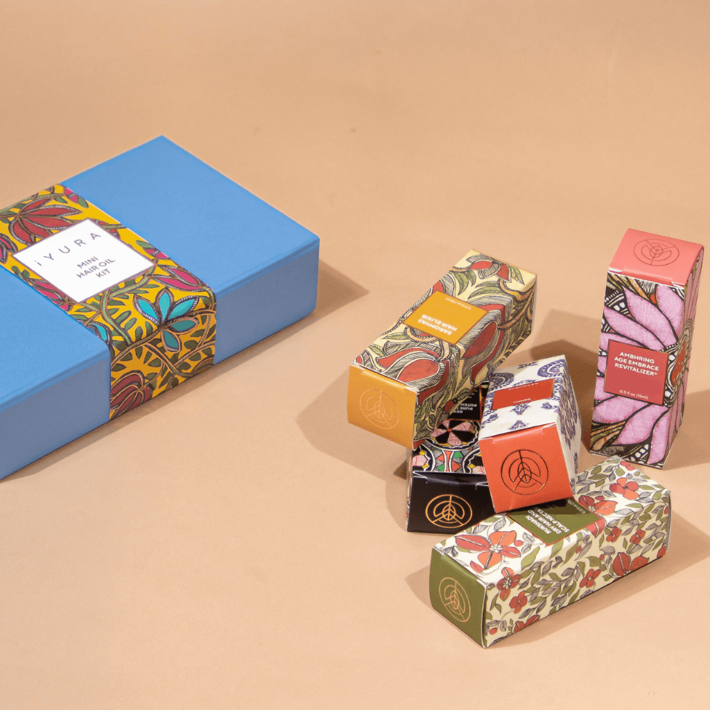 Mini-Haaröl-Kit - 5 ayurvedische Haaröl-Minis