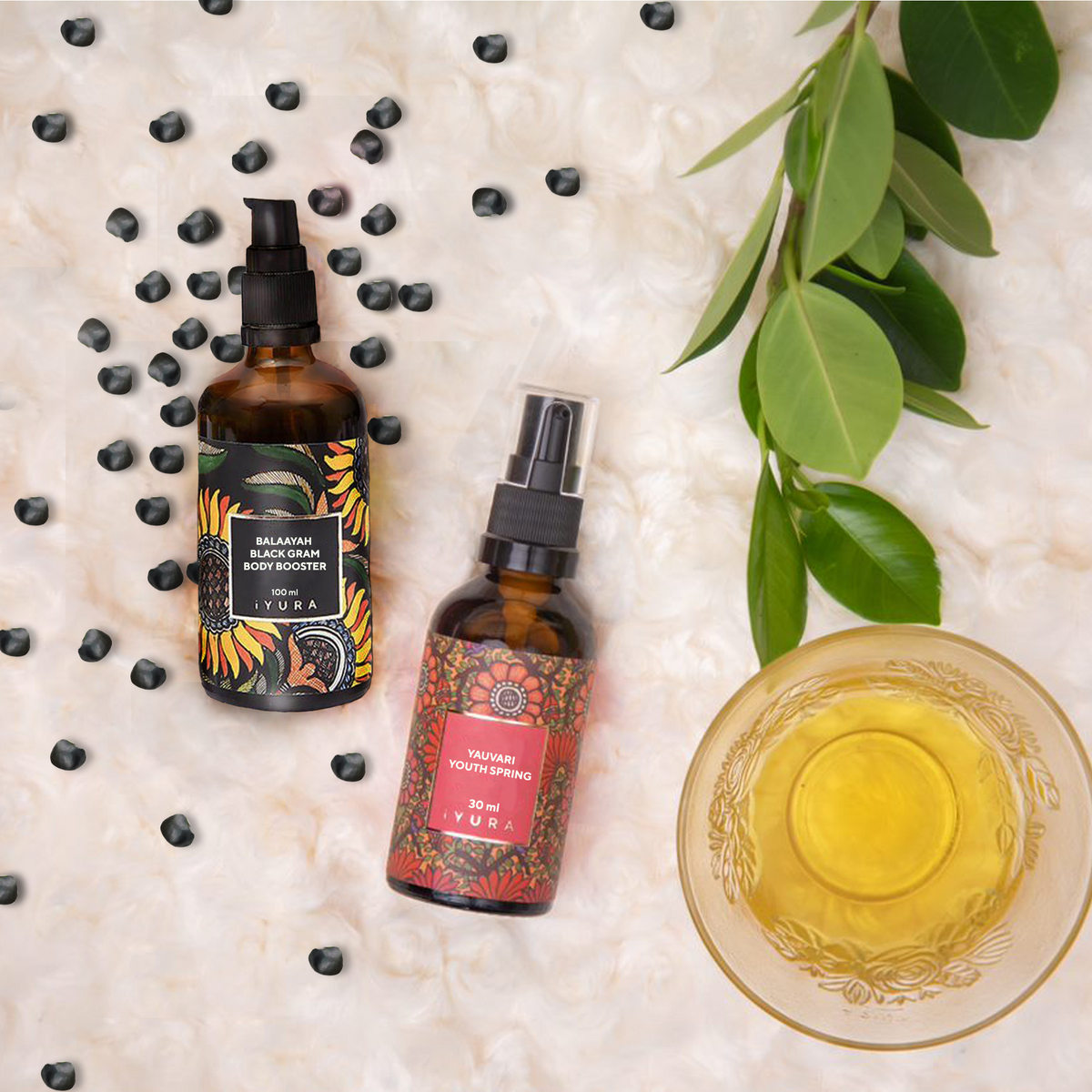 Black Gram Face & Body Duo - Beste Feuchtigkeitscremes für trockene Haut, alternde Haut und reife Haut - Natürliche Hautpflege für strahlende Haut