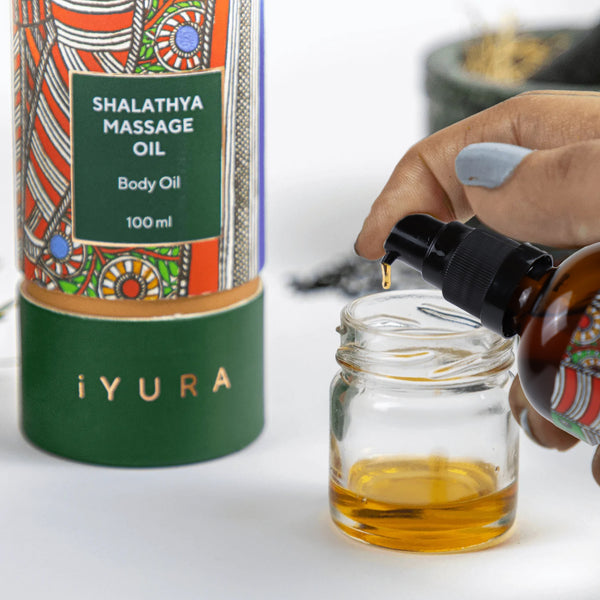 Shalathya Massage Öl - Ayurveda massageöl für steife Gelenken und Muskeln