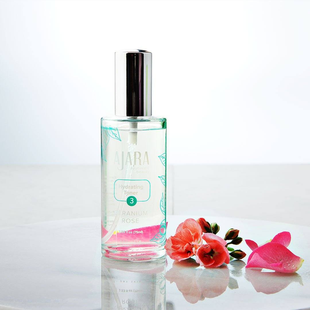 Ajara's Dew Drizzle - Geranium Rose Hydrating Toner (Vata ausgleichend)
